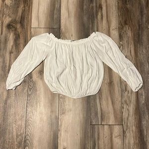 Brandy Melville white crop top